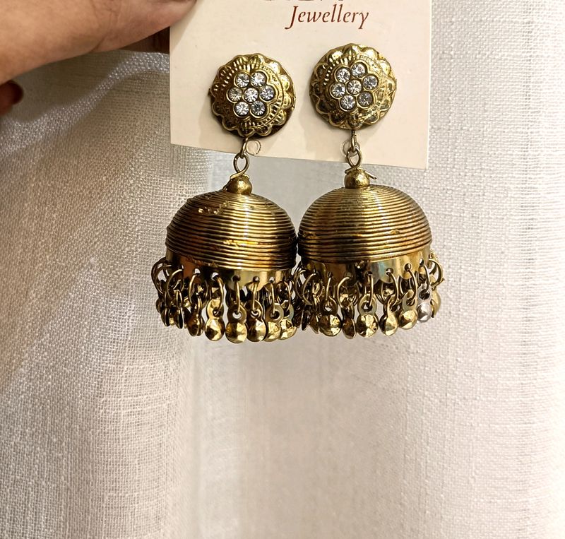 Golden Coloured Jhumka