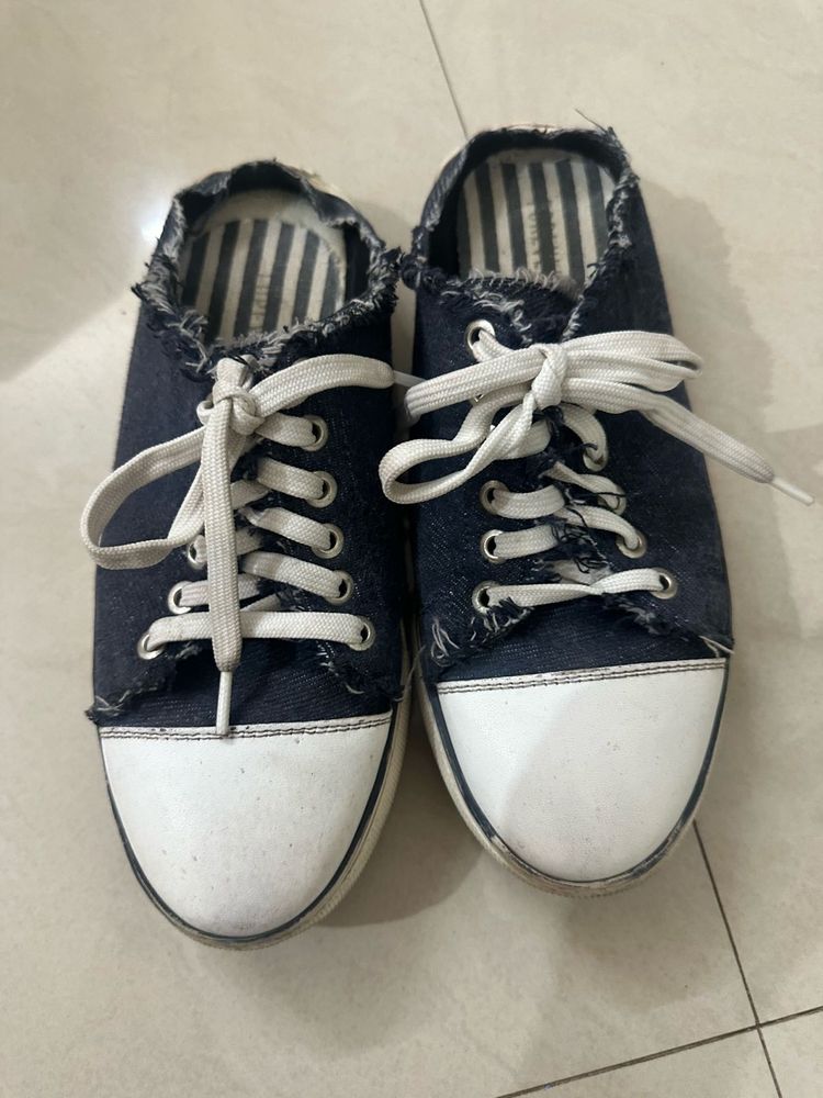 Denim Canvas Sneakers