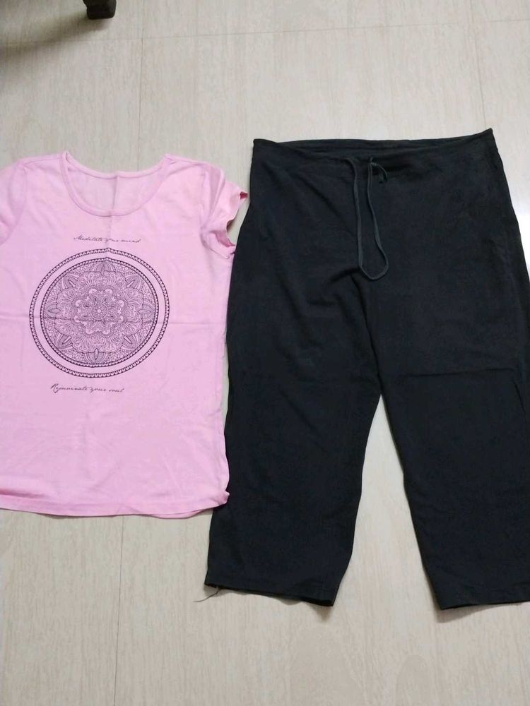 T-shirt and Capri Set