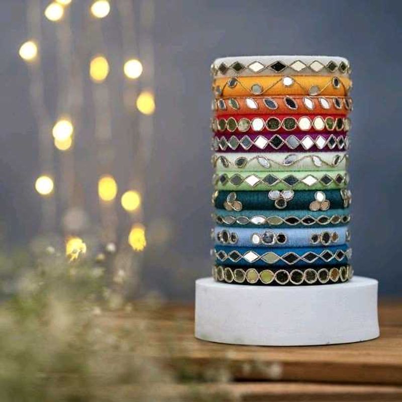 Mirror Work Bangles
