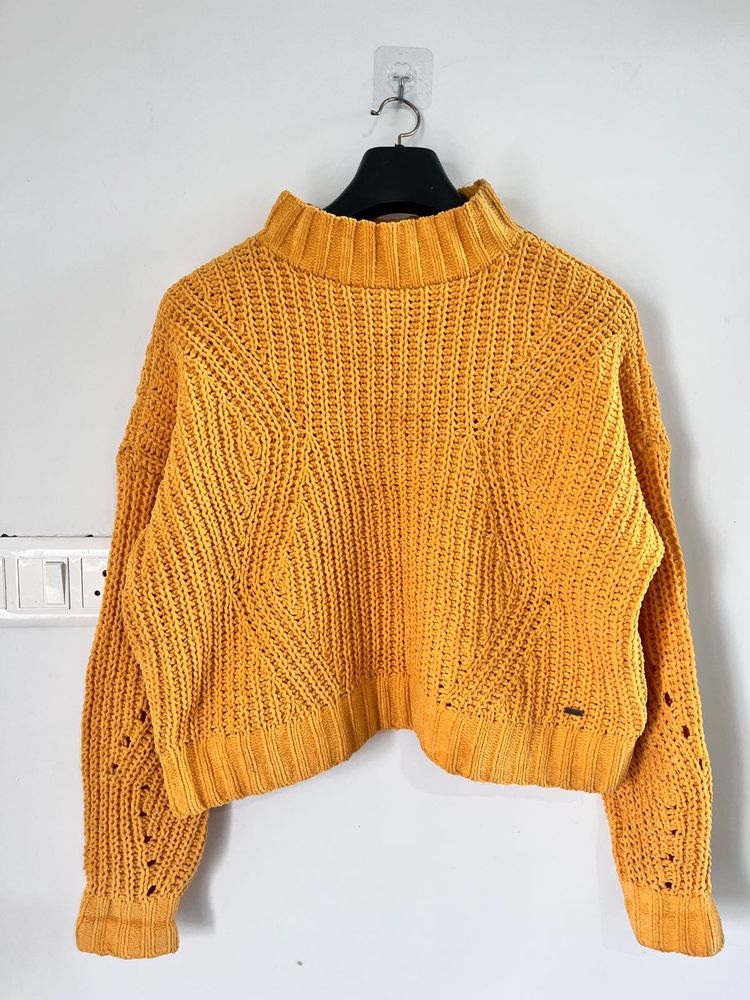 Mustard Knit Pullover