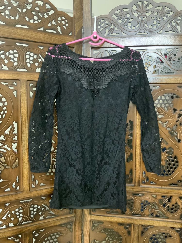 black dress