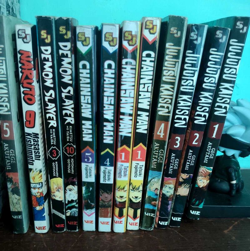 Manga Lot: Naruto, Demon Slayer, Chainsaw Man, Juj