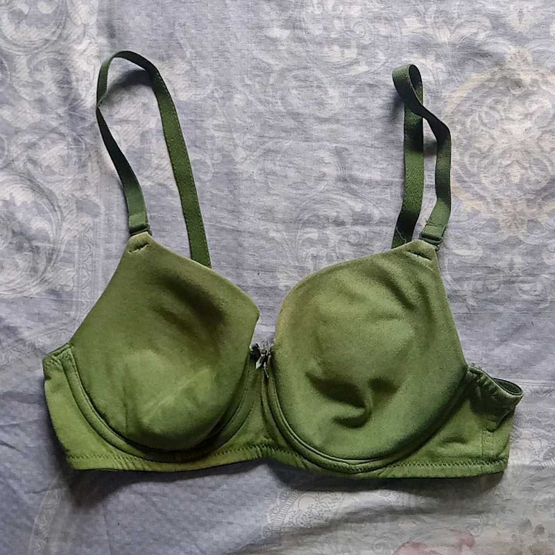 Olive Green Comfort Bra💚✨