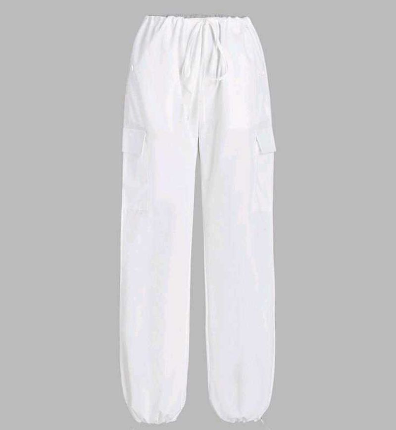 White Cargo Pants
