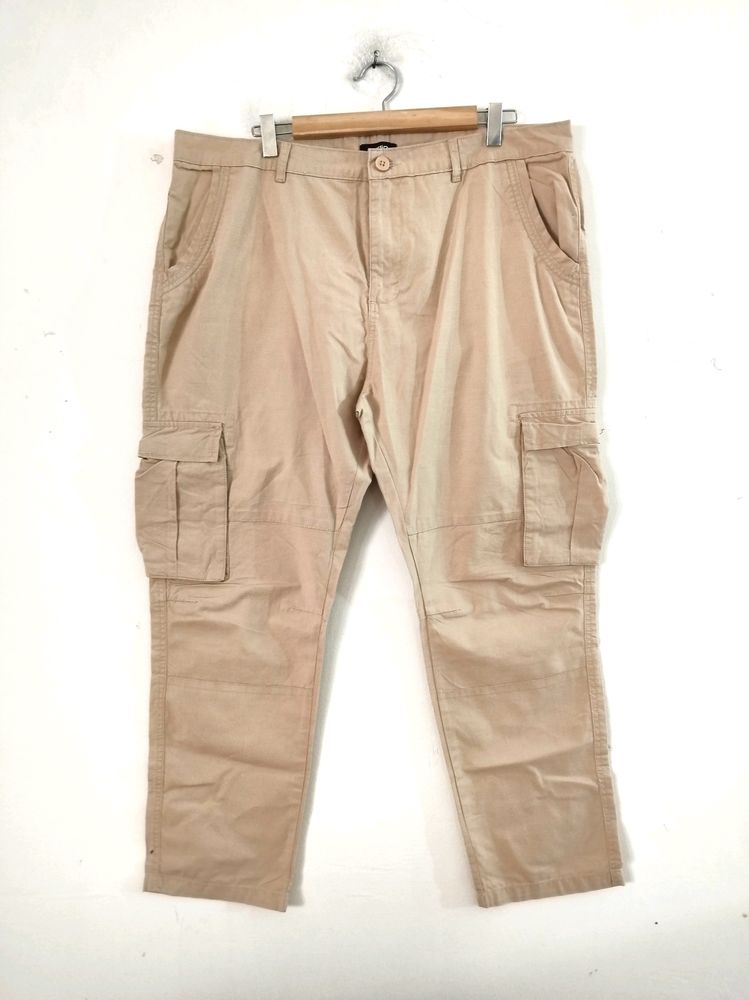 Zudio Beige Cargo Pant ( Men)