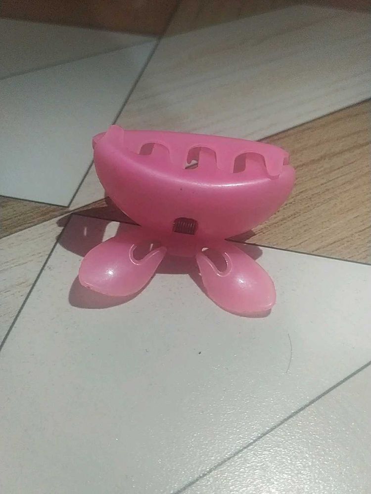Pink Hair Claw Clip