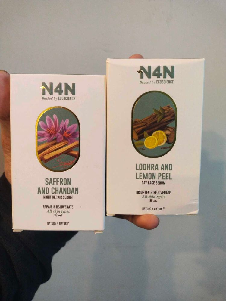 N4N Saffron &amp; Lemon Face Serums