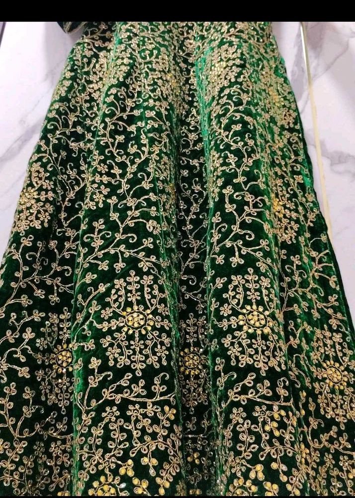 Luxurious velvet gown