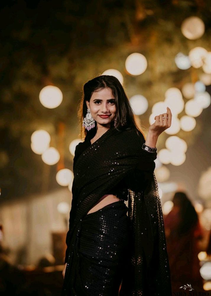 Black Sequence Saaree