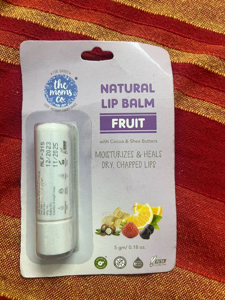 The Moms Co. Fruit Lip Balm
