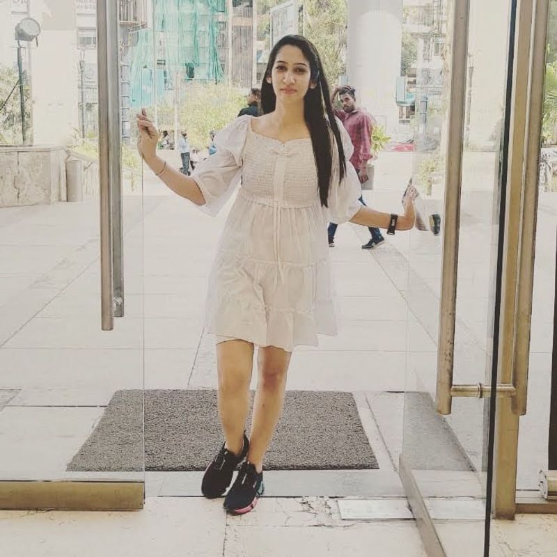 White Puff Sleeve Mini Dress