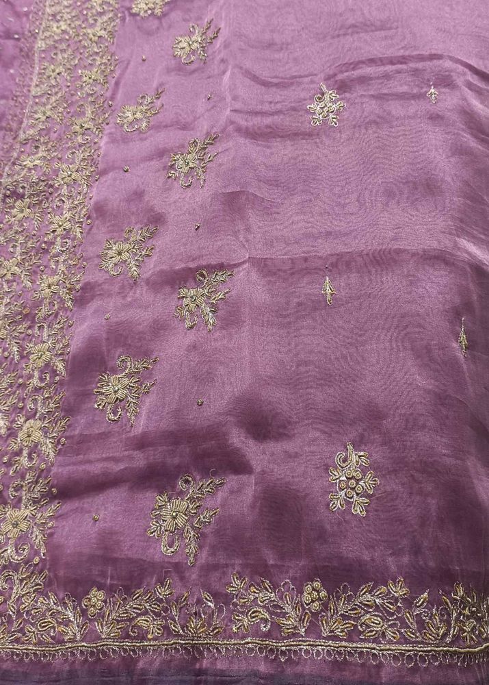 Elegant Embroidered Saree