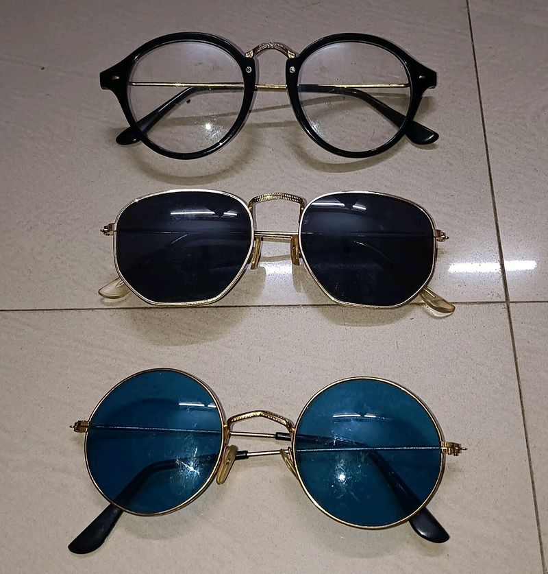 New Trendy Sunglasses For Men Combo (Pack of 3)