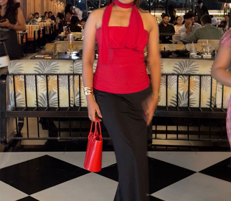 Red Beautiful Top