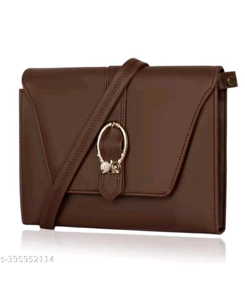 Brown sling bag