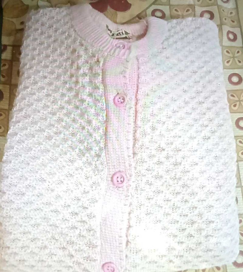 Pink Knit Cardigan