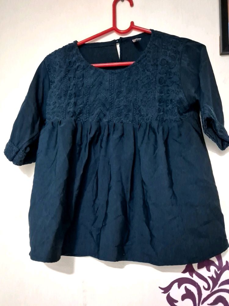 Peacock Green Tank Top