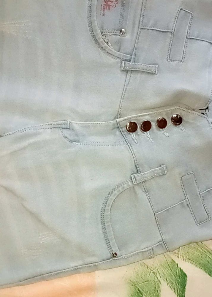 Light Blue Denim Jeans