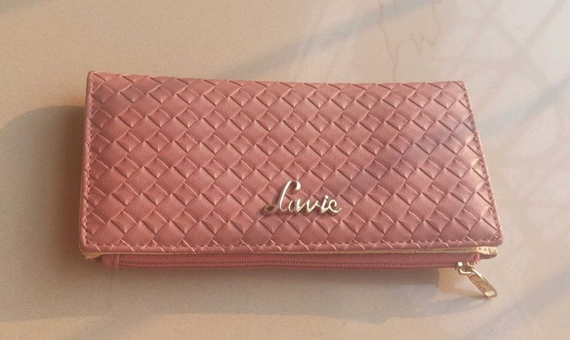 Prettiest Mauve Lavie Two Fold Wallet For Women