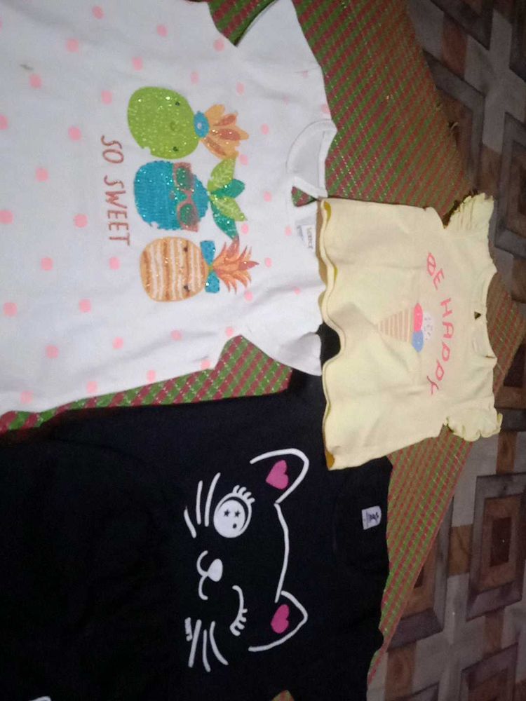 Girls' T-Shirt Bundle of 3