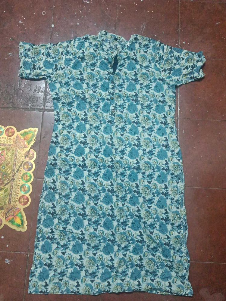 Floral Print Kurta