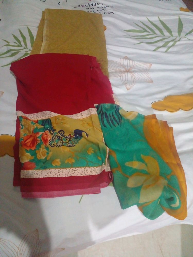 Crepe Dress Material. If Anyone Want Let Me Know