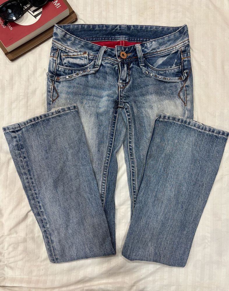 Y2k Low Rise Flare Jeans