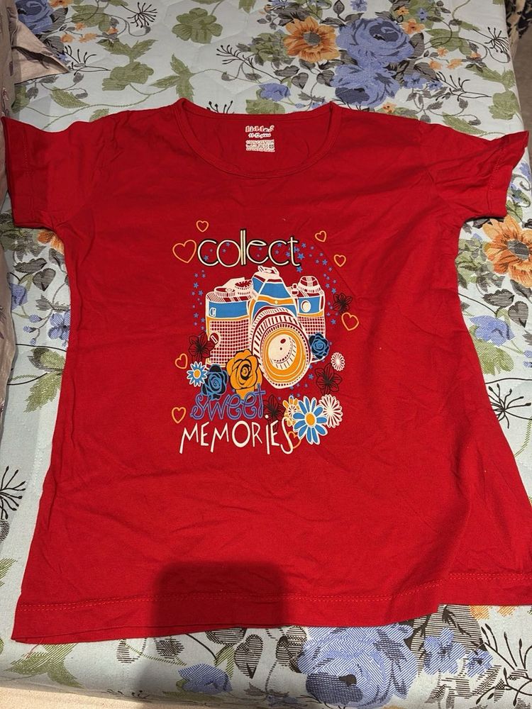 Red Graphic Tee