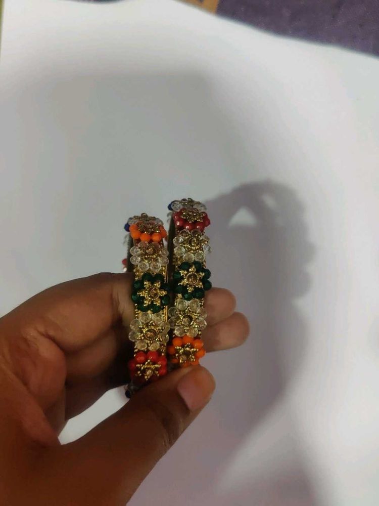 Crystal Beaded Bangles