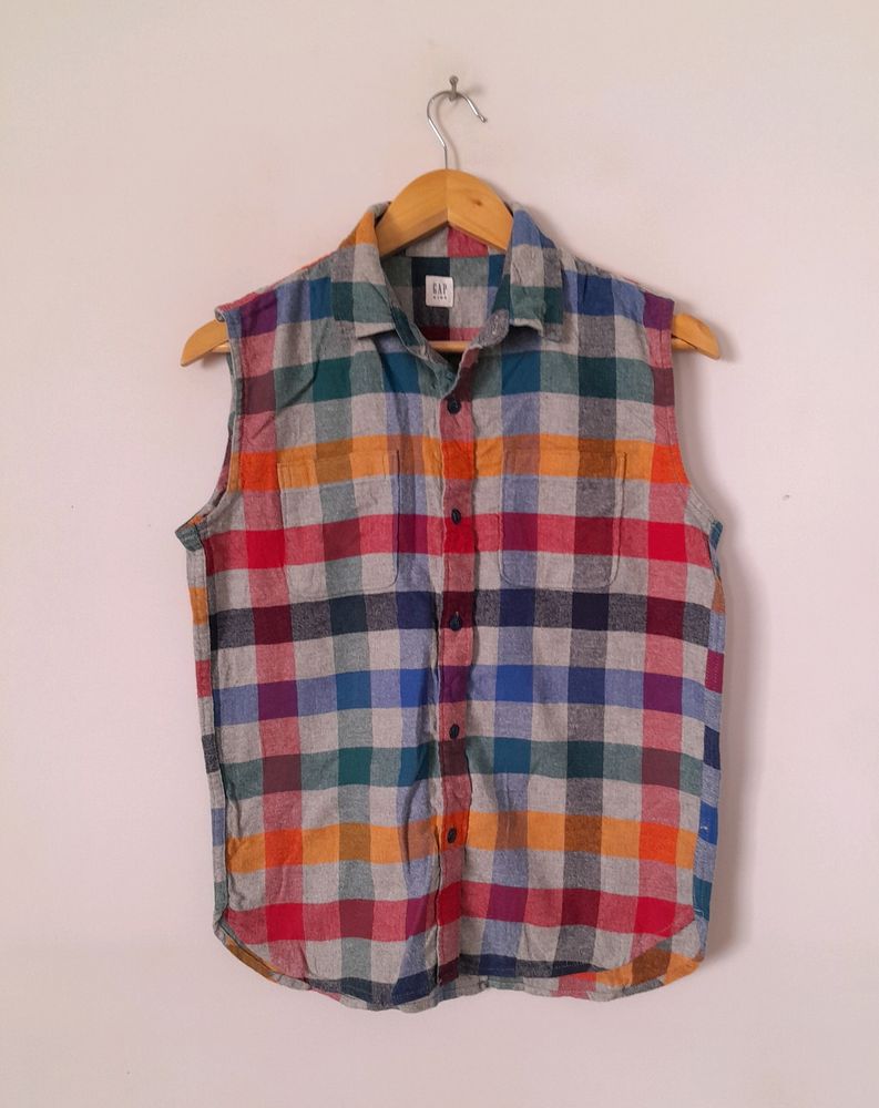 Multi Color Checks Top (Women&#39;s)