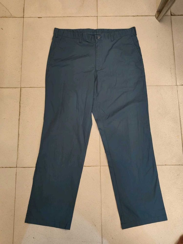 Men&#39;s Blue Straight Pants