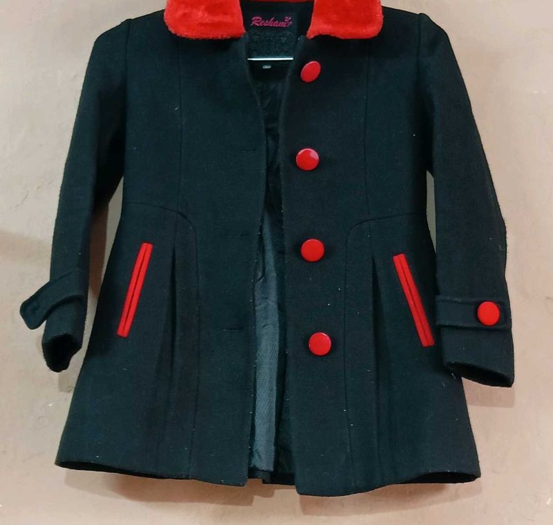 Cute Black &amp; Red Coat
