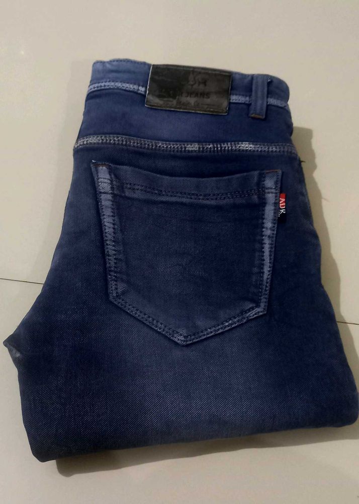 Dark Blue Denim Jeans