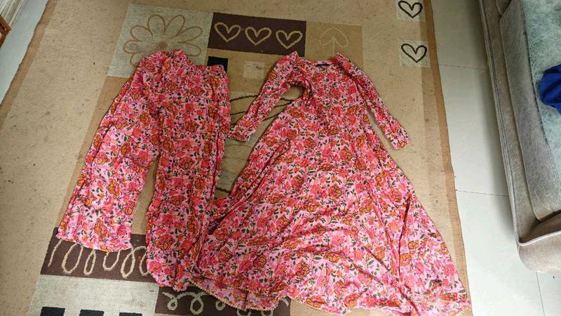 Floral Kurta Set Size- Small