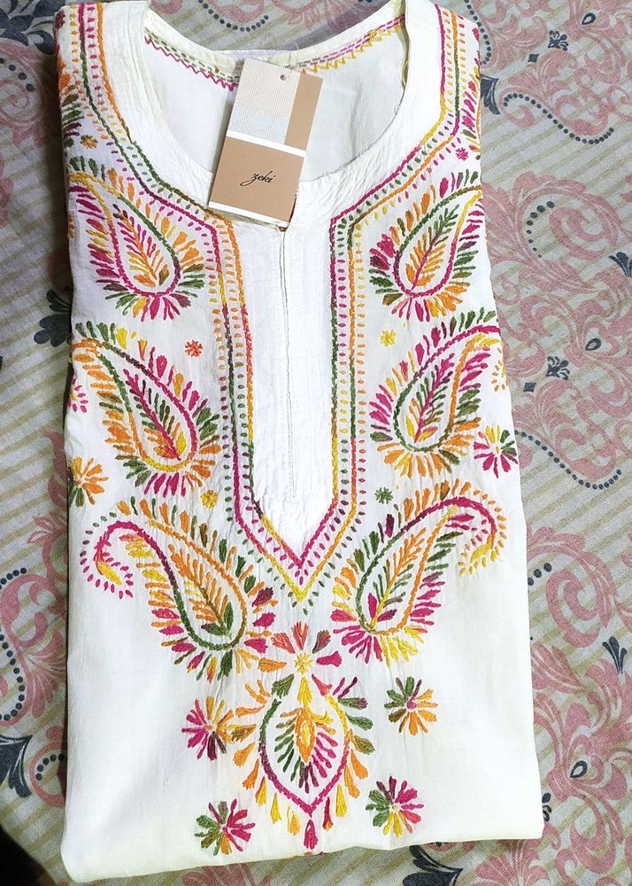Original Cotton multi Color Lakhnavi Kurti