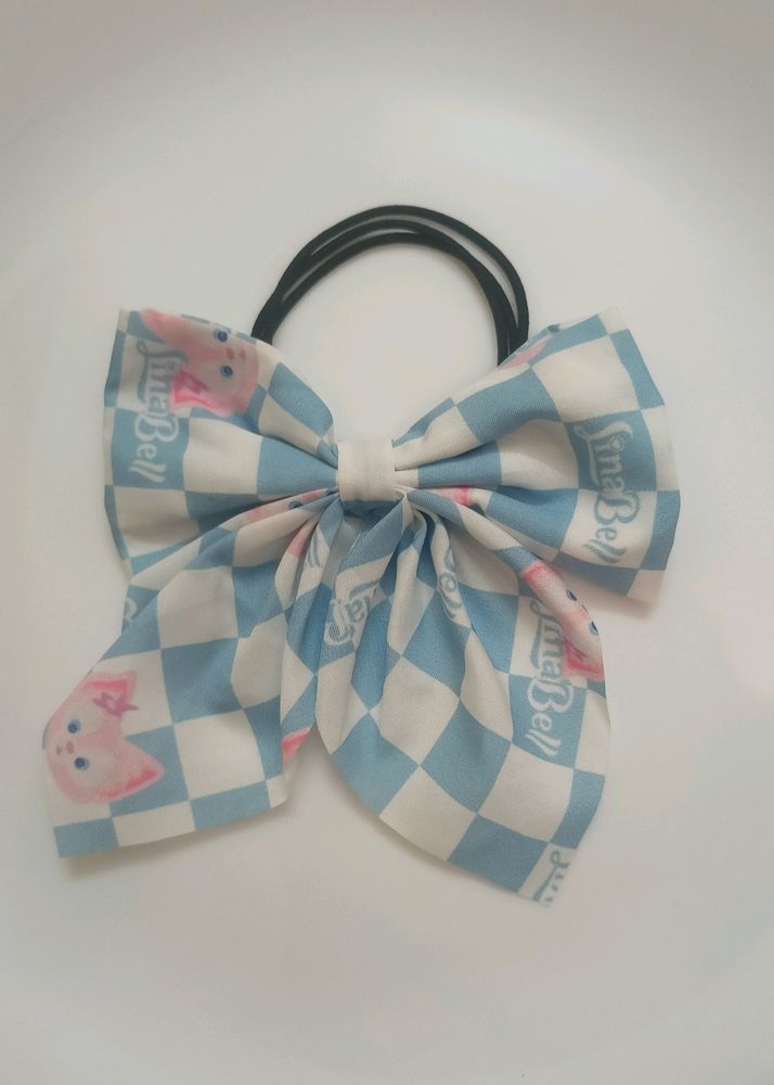 Blue Bow Rubber Band # Fixed Coins
