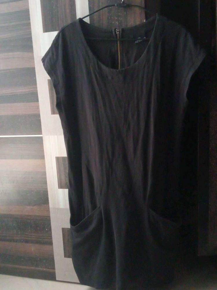 Comfy Black Tunic Dress