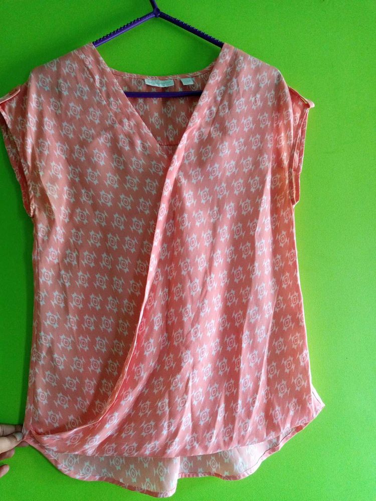 Peach Orange Top