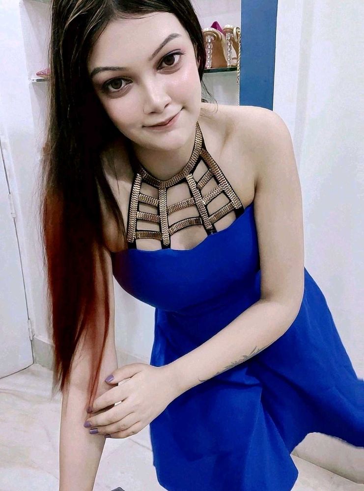 Blue Embellished Dress