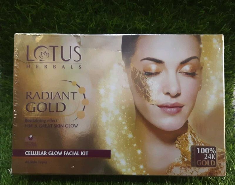 💥 Lotus Herbal Rediant Gold Kit 4 In 1