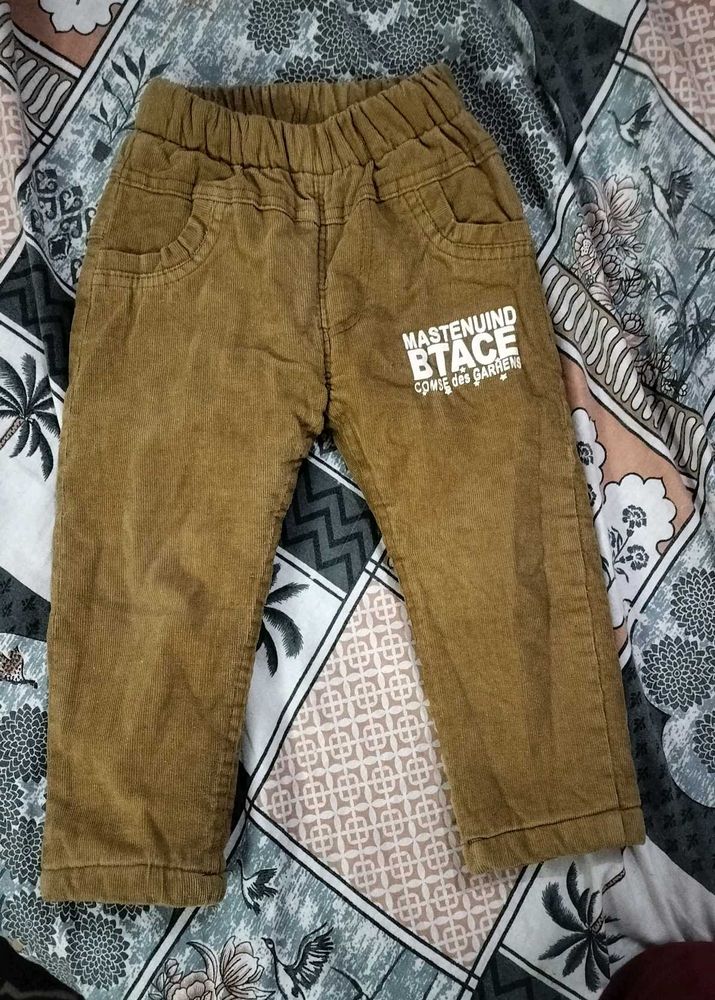 Cute Brown Corduroy Pants