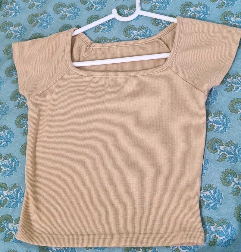 Square Neck Crop Top