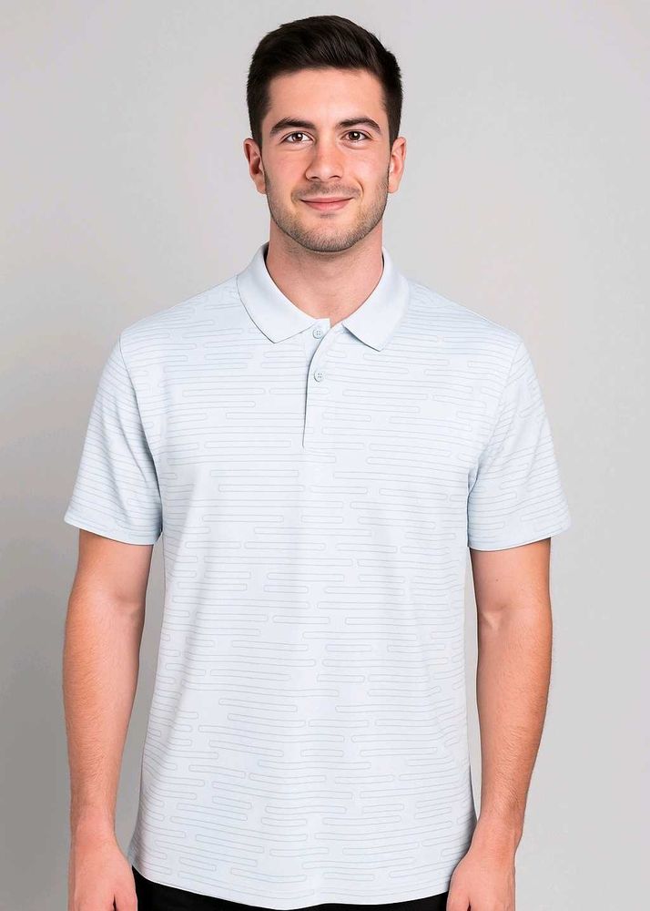 Men&#39;s Striped Polo Shirt