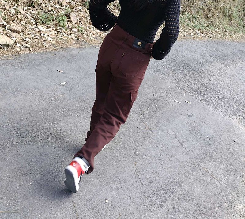 Maroon Cargo Pants