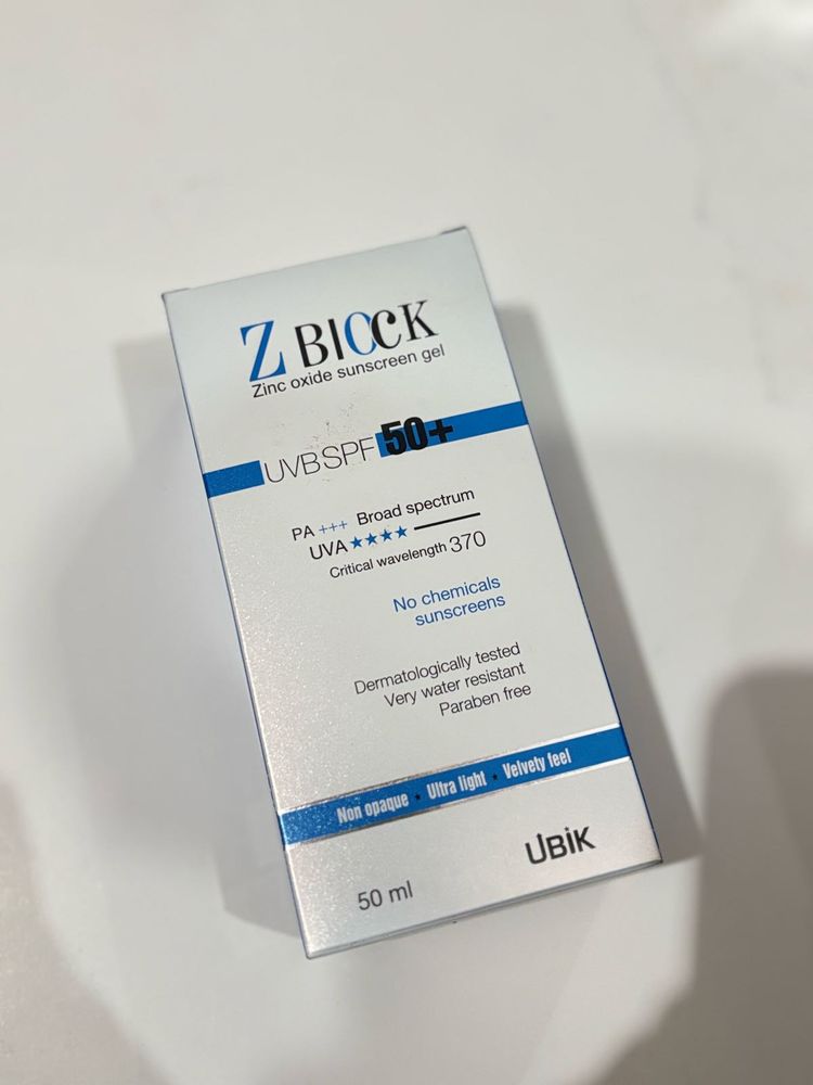 Z Block zinc oxide sunscreen gel