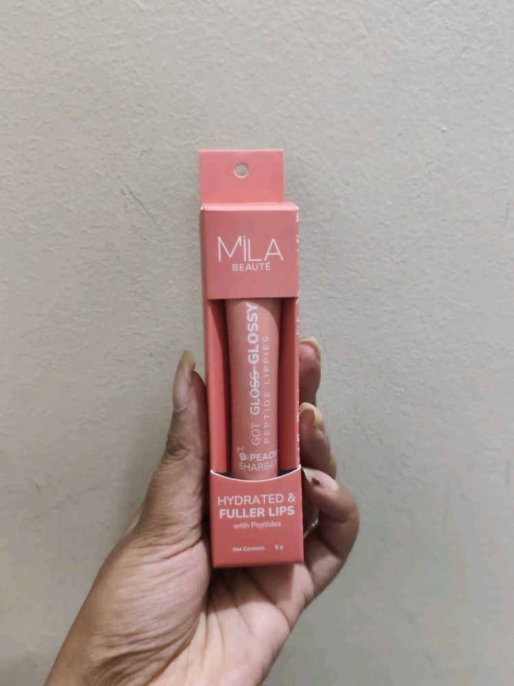 Mila Beaute Peptide Lippies Peach Sharbat