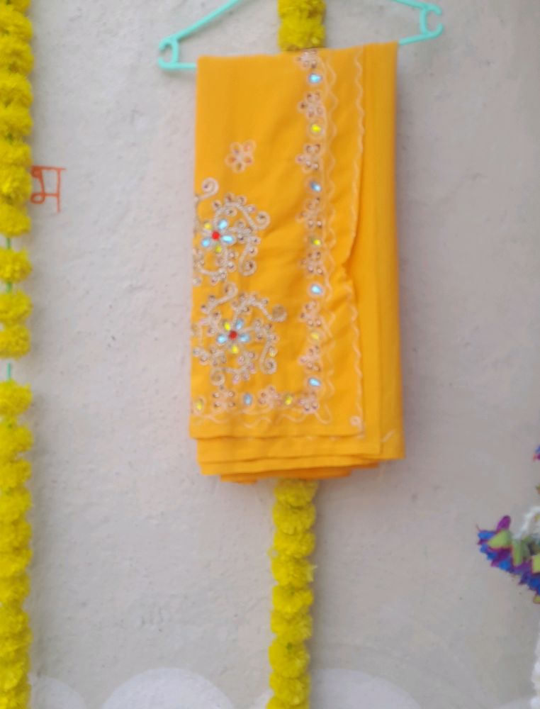 Yellow Saree