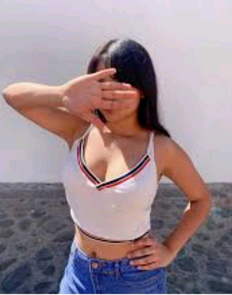 Cute White Shein Crop Top