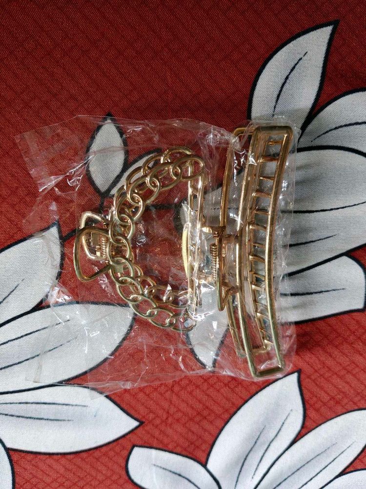 Gold Hair Clips
